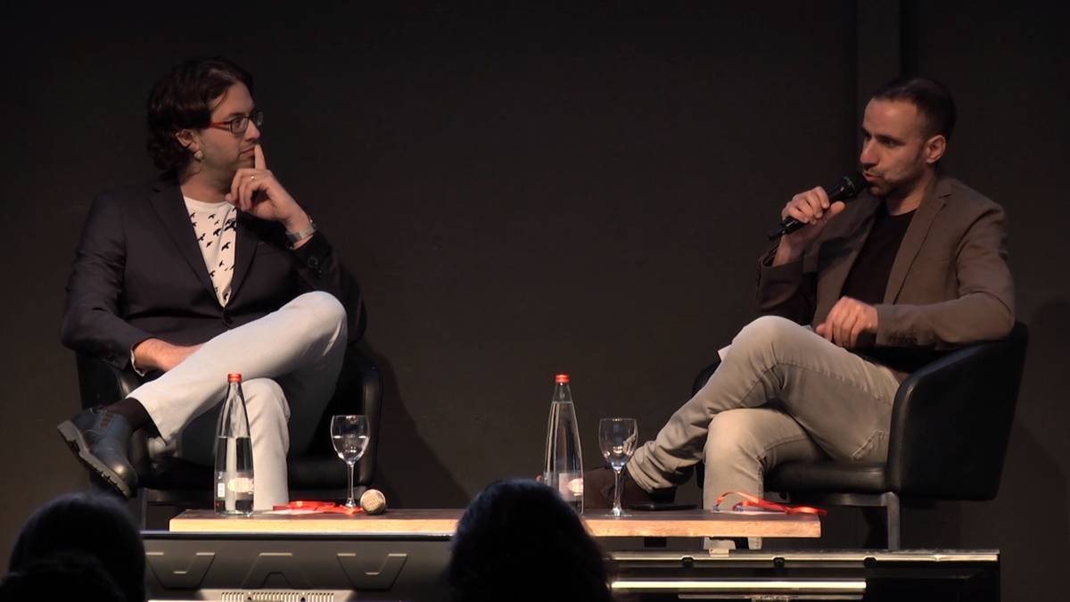 Itay Tsamir in conversation on stage
